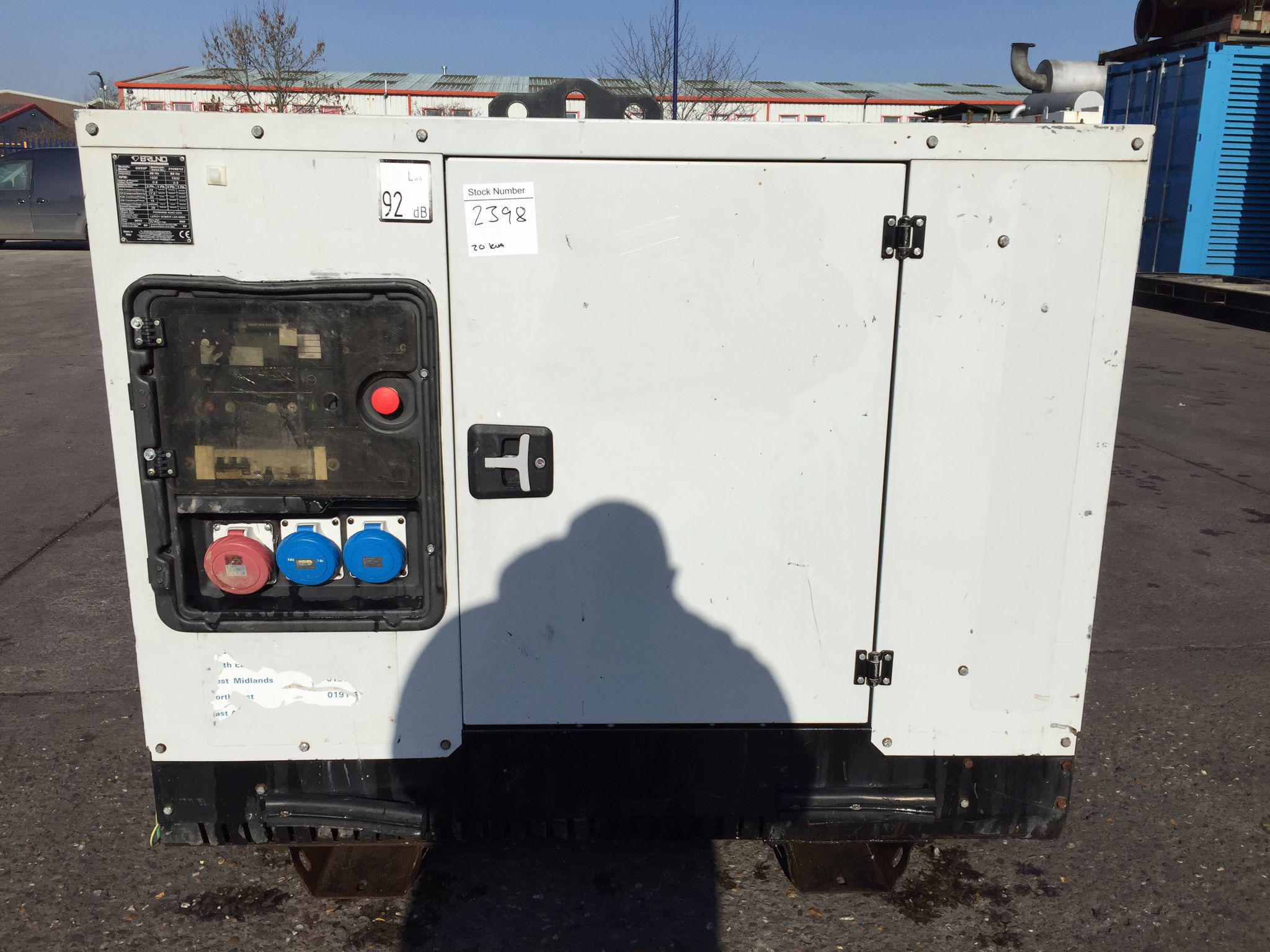 20KVA Bruno Perkins used generator