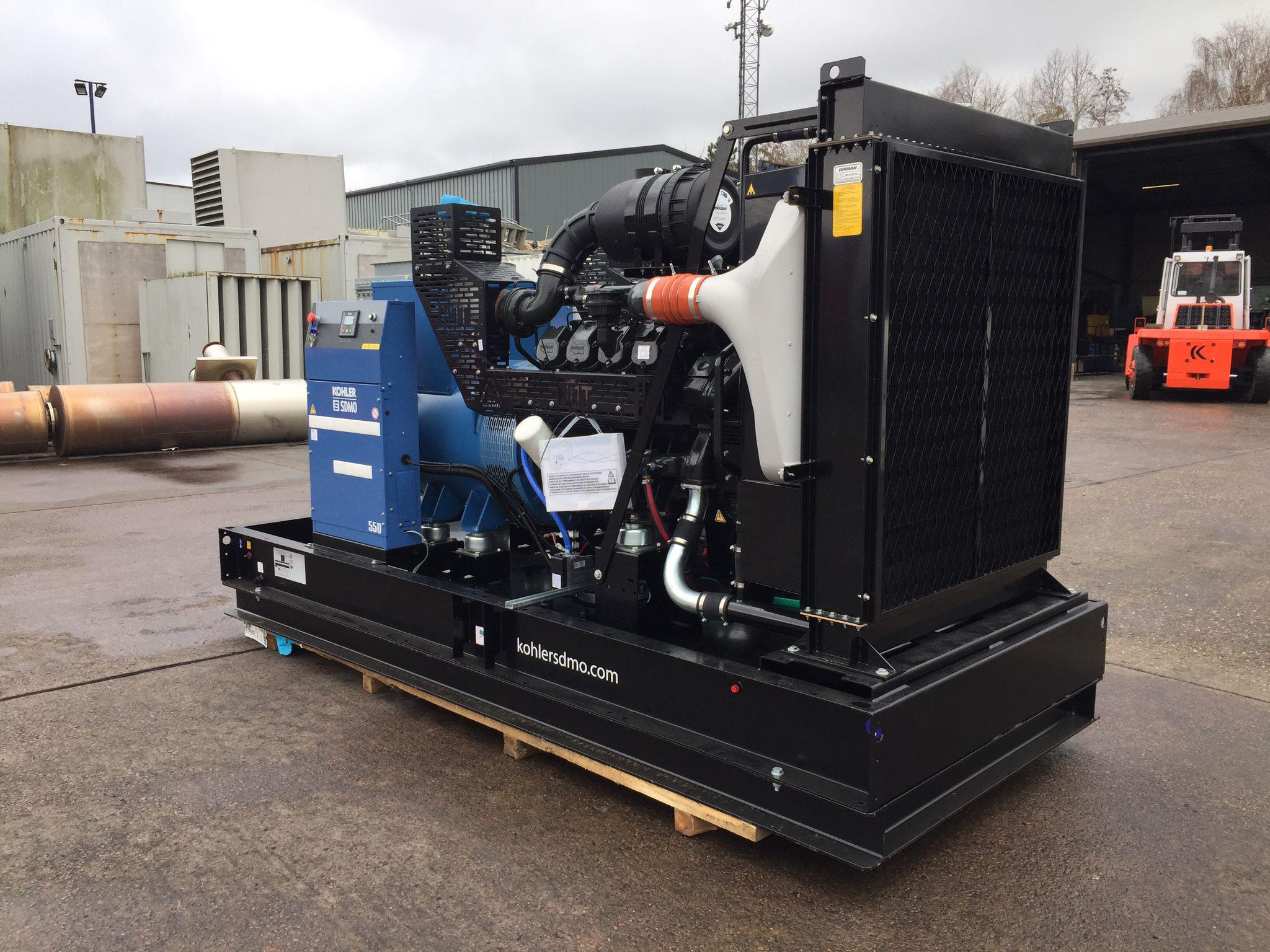 550KVA SDMO Doosan used generator