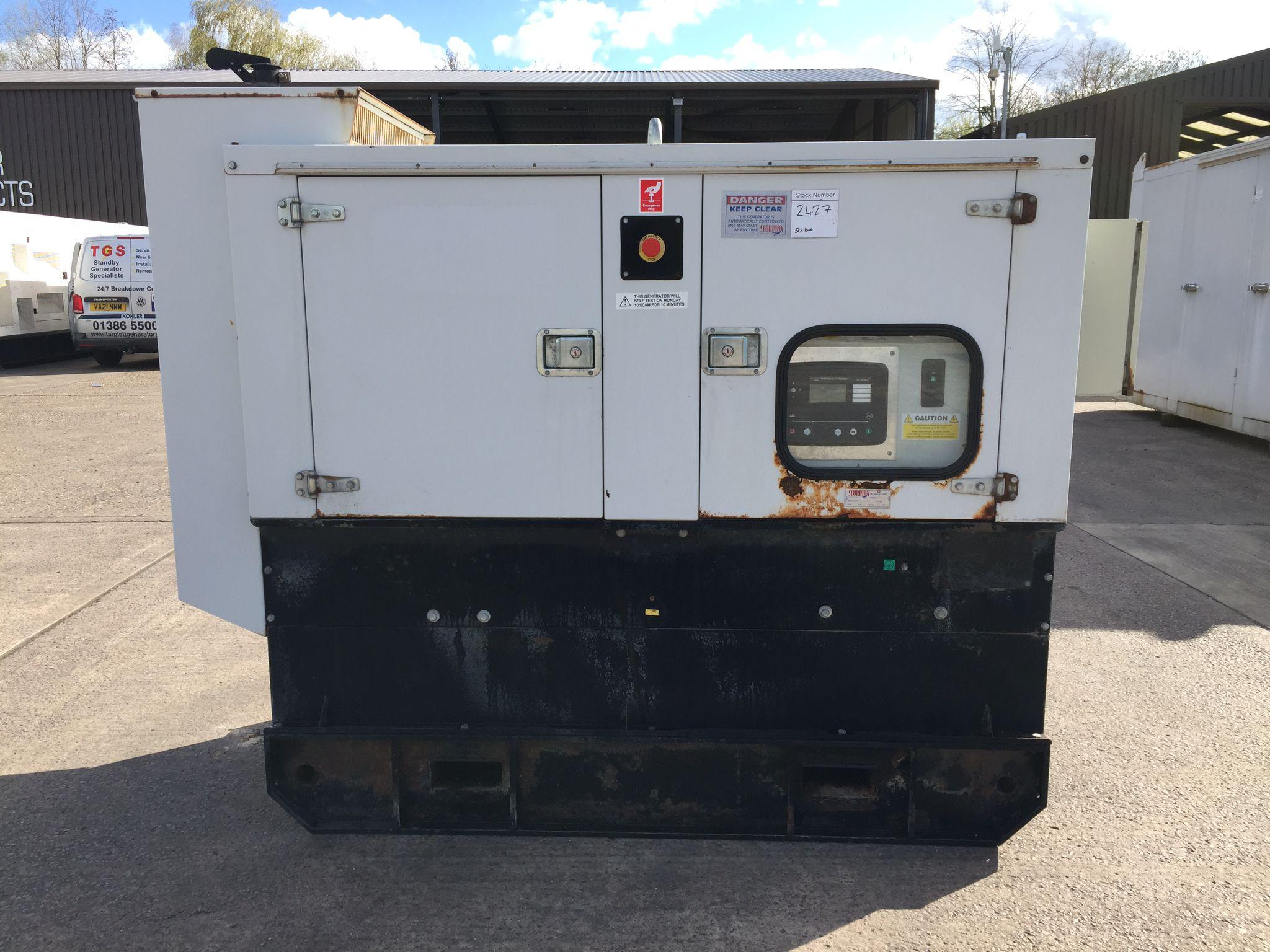 50KVA Scorpion Perkins used generator