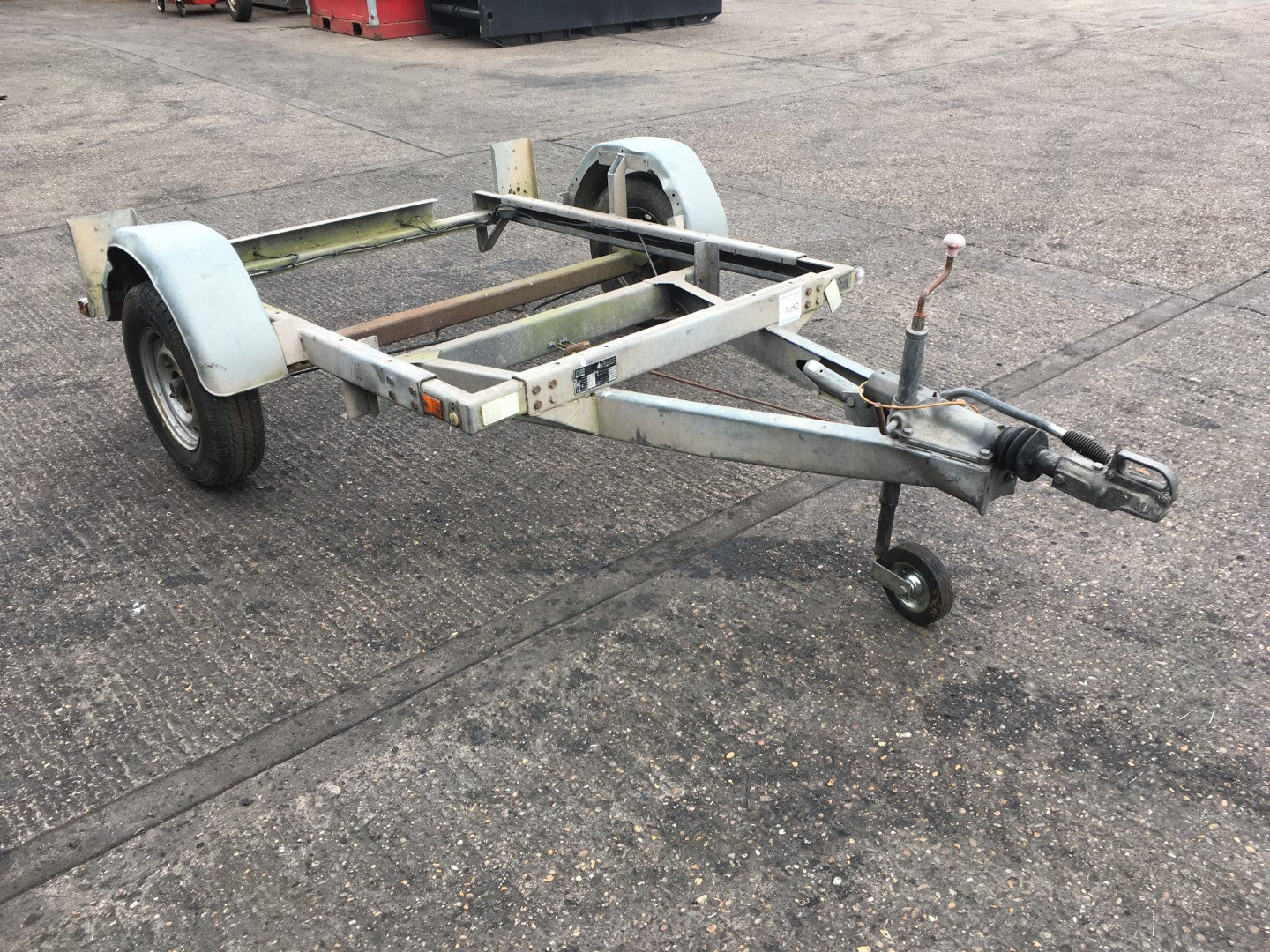 Used Single Axle N.J Froment Generator Trailer