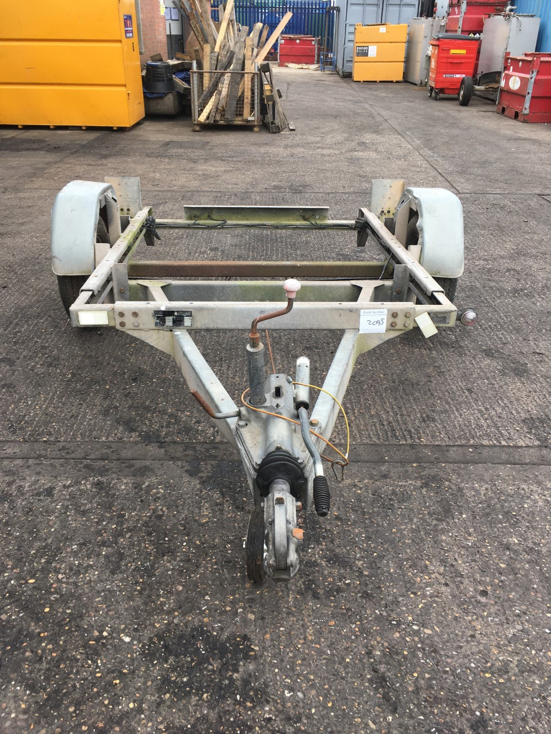 Used Single Axle N.J Froment Generator Trailer