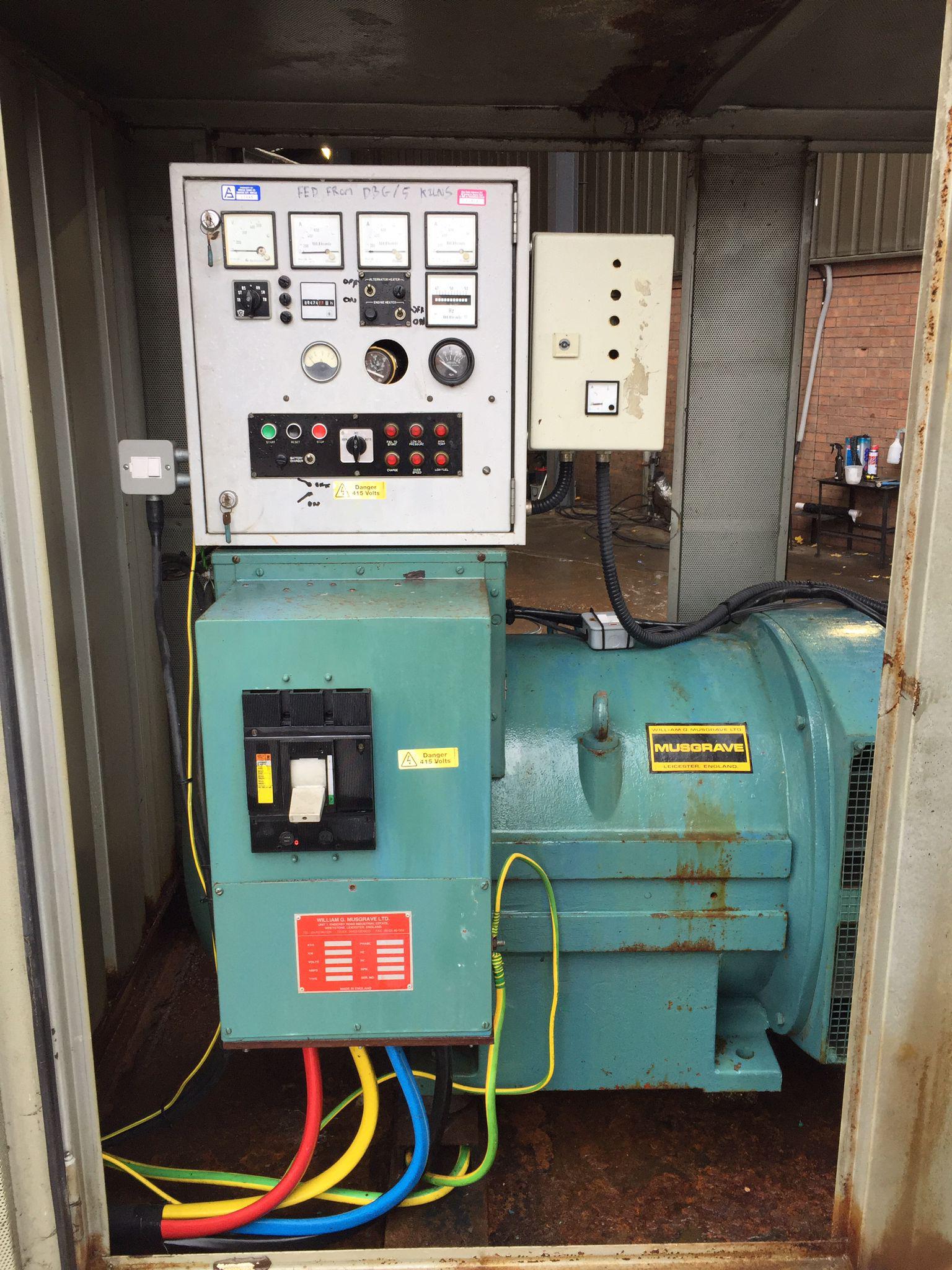 300KVA Musgrave Volvo used generator