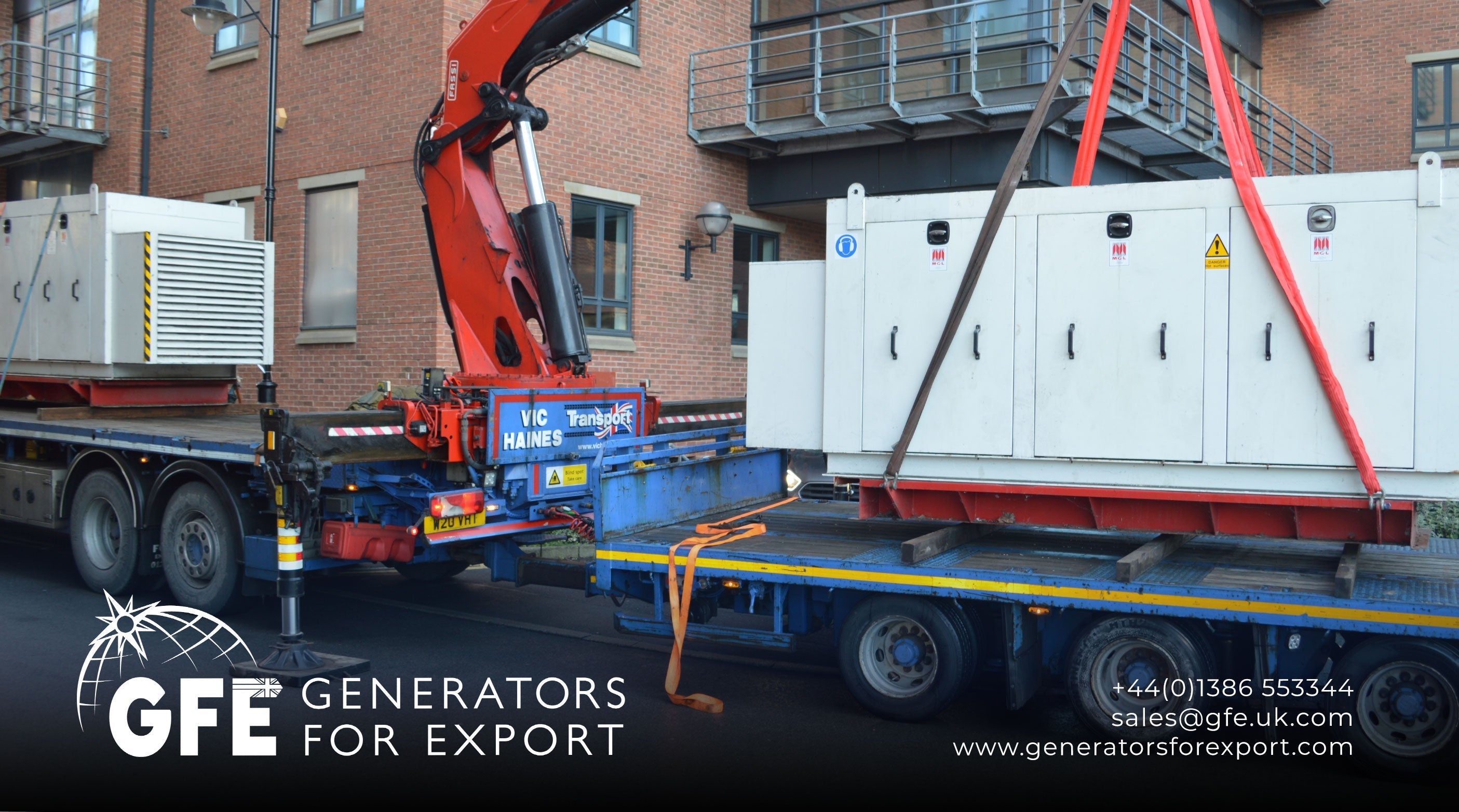Removing Two 250kVA Generators from a Basement in Leeds
