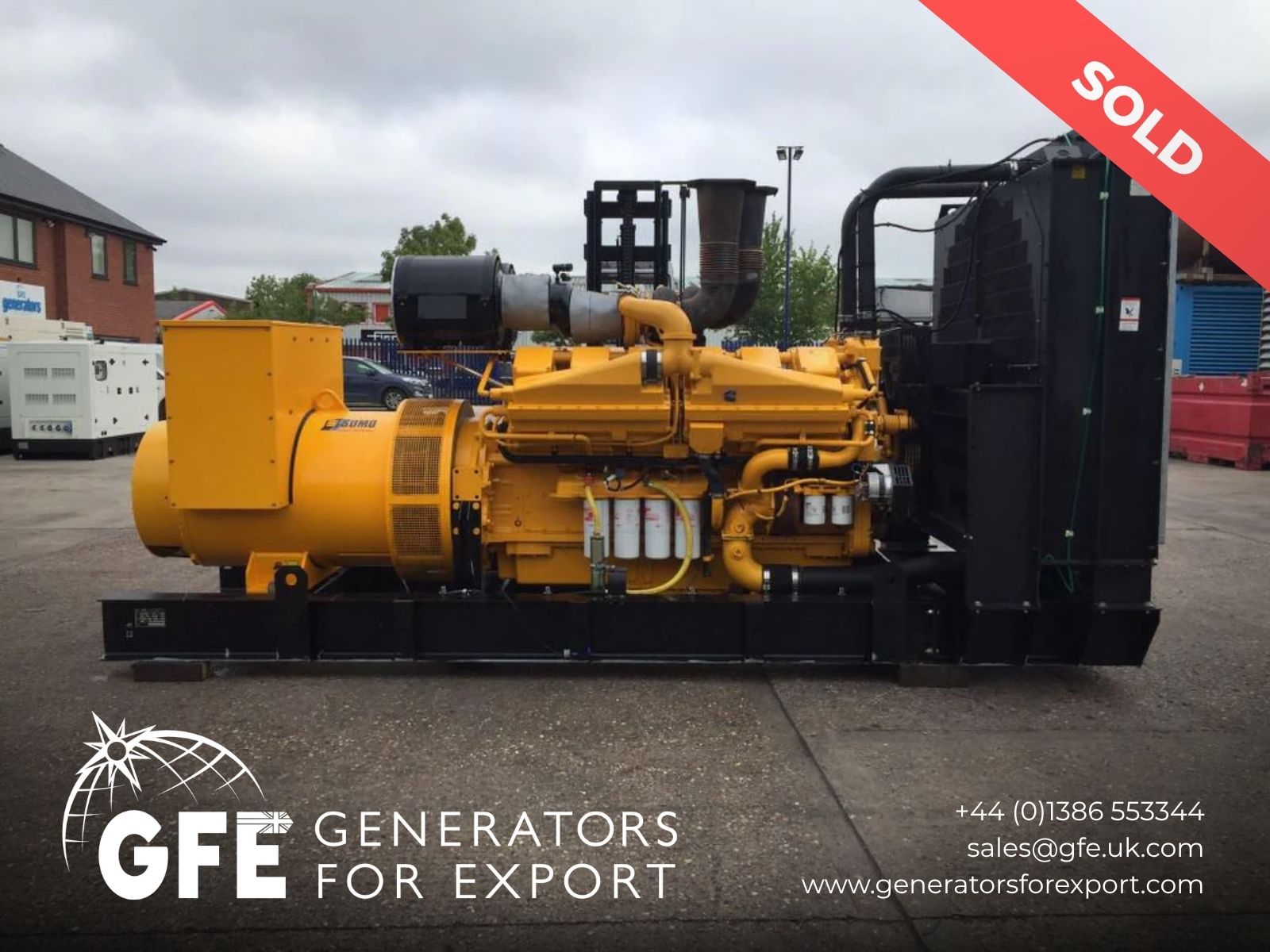 1000KVA SDMO Cummins  used generator