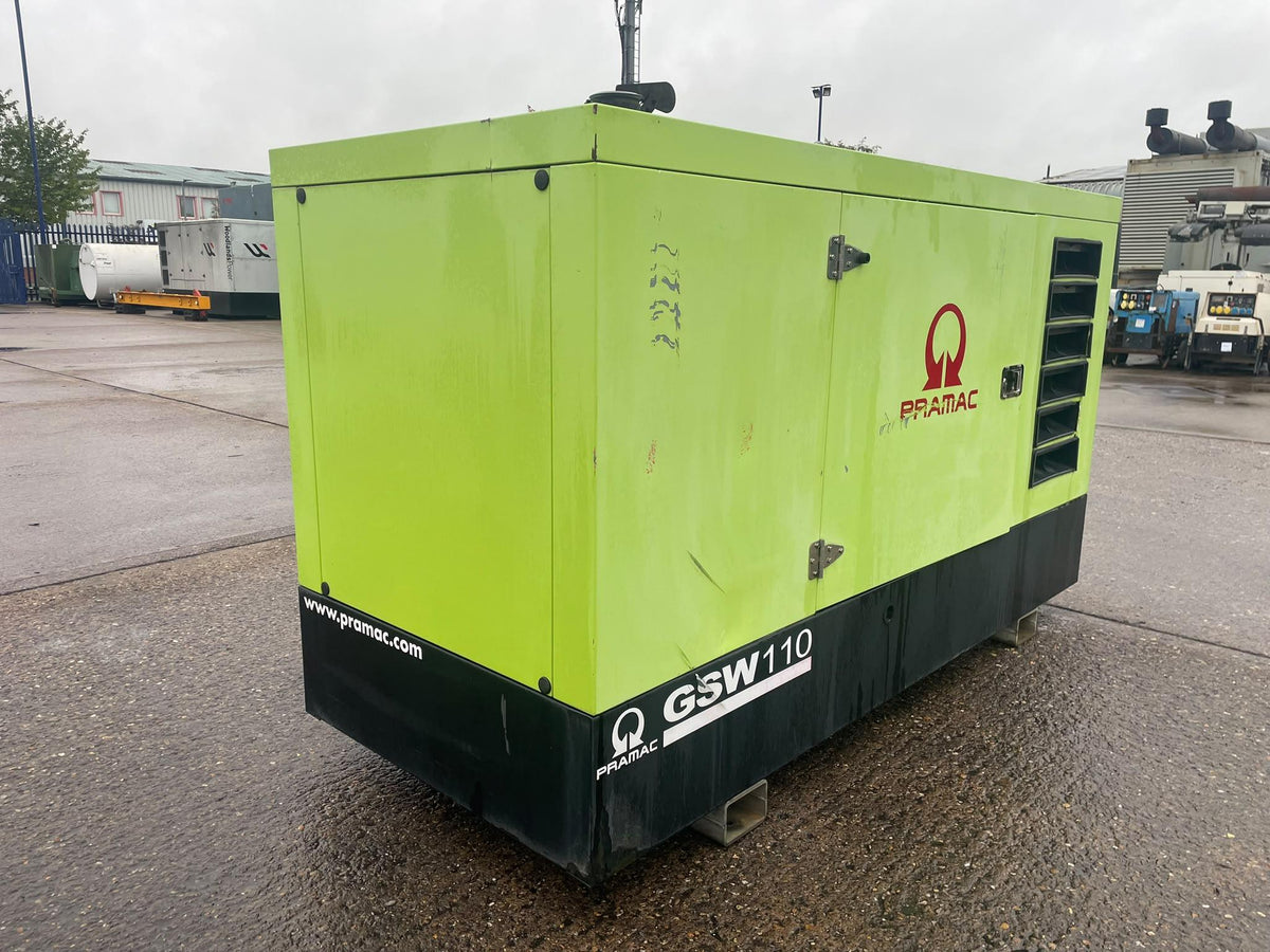 100kVA Pramac SU101TPSW0F Perkins 1104C-44TA Canopied Used Generator