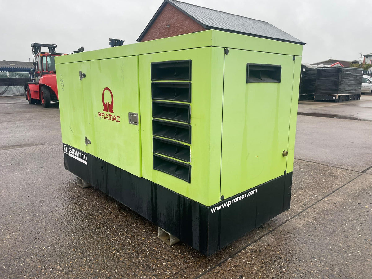 100kVA Pramac SU101TPSW0F Perkins 1104C-44TA Canopied Used Generator