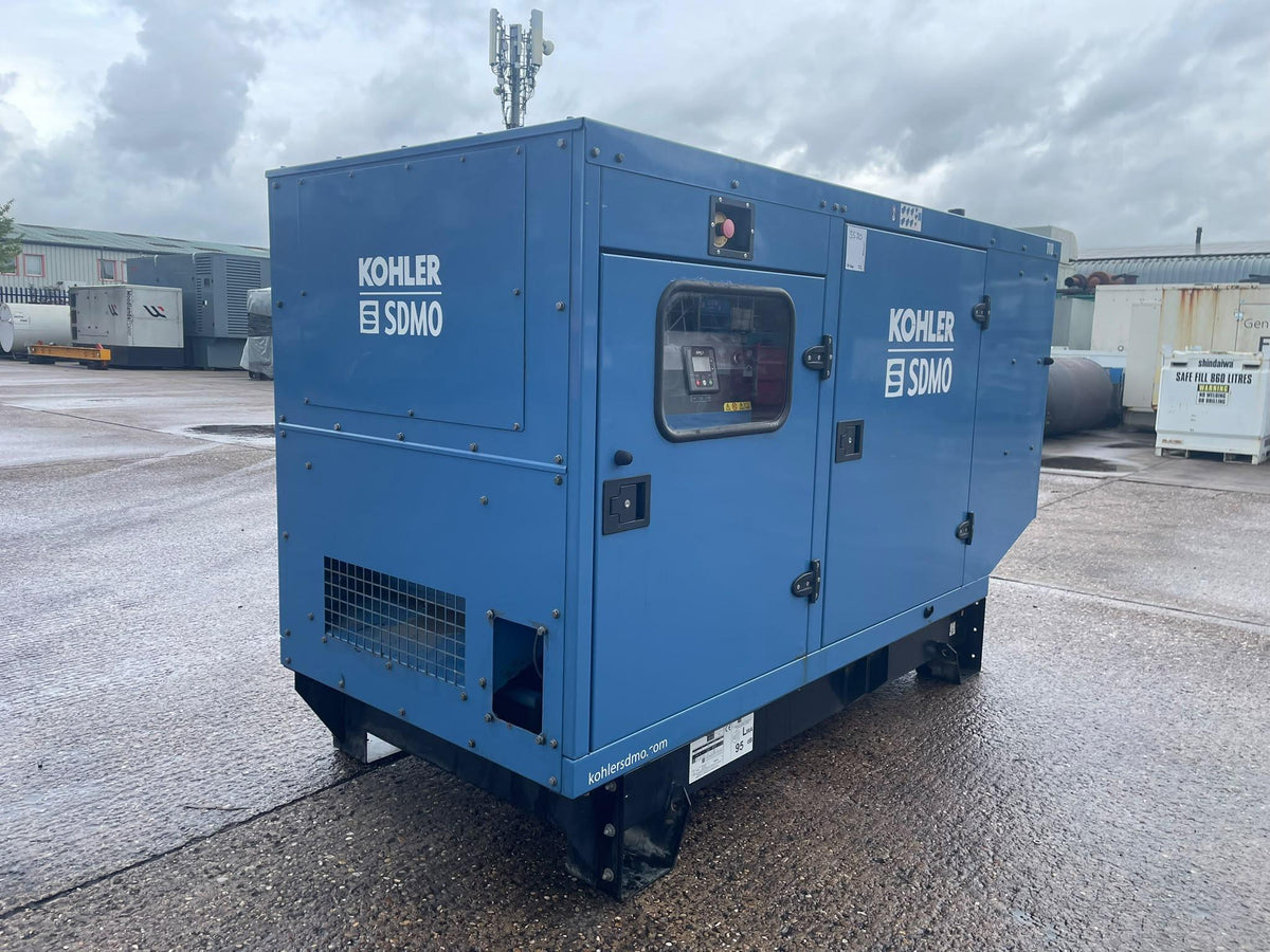 100kVA SDMO J110K John Deere 4045HF120 Canopied Used Generator