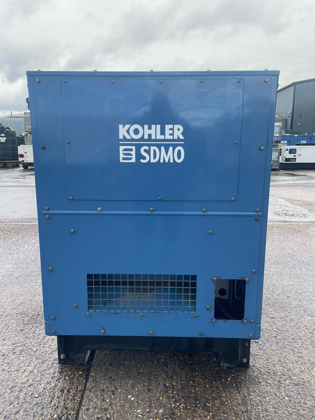 100kVA SDMO J110K John Deere 4045HF120 Canopied Used Generator