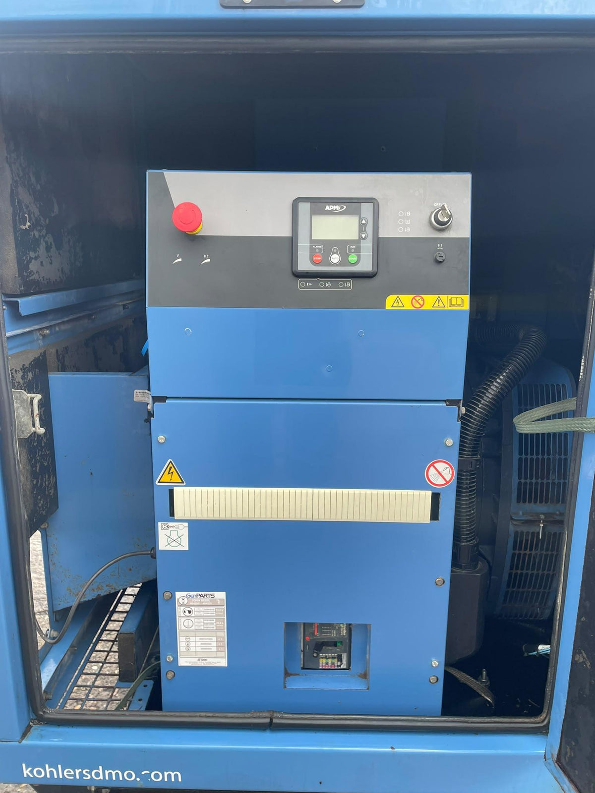 100kVA SDMO J110K John Deere 4045HF120 Canopied Used Generator