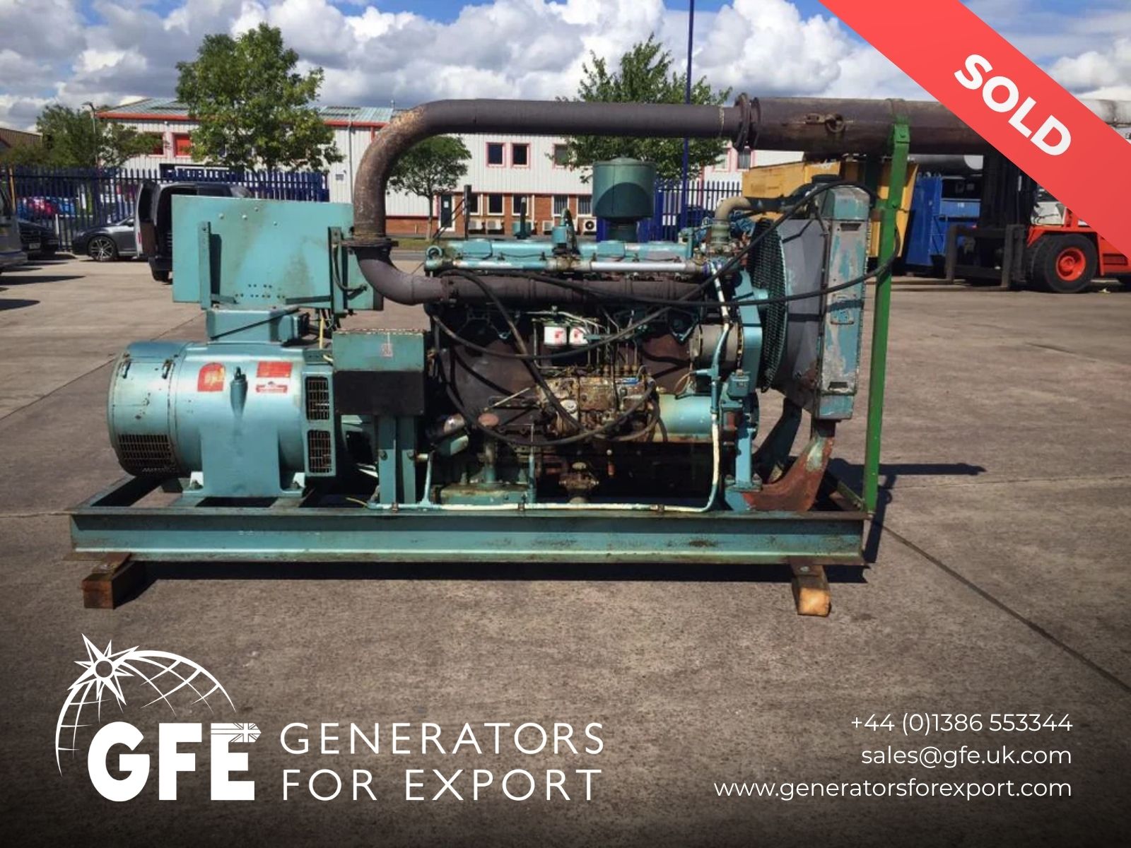 108KVA Dawson Keith Rolls-Royce  used generator