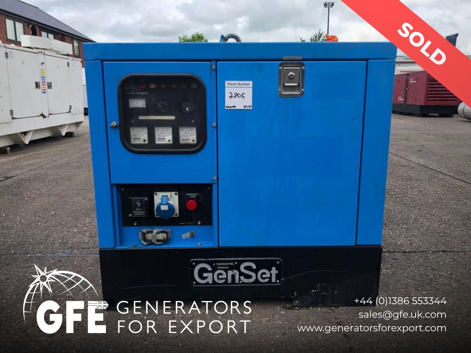 10KVA Genset Kubota used generator