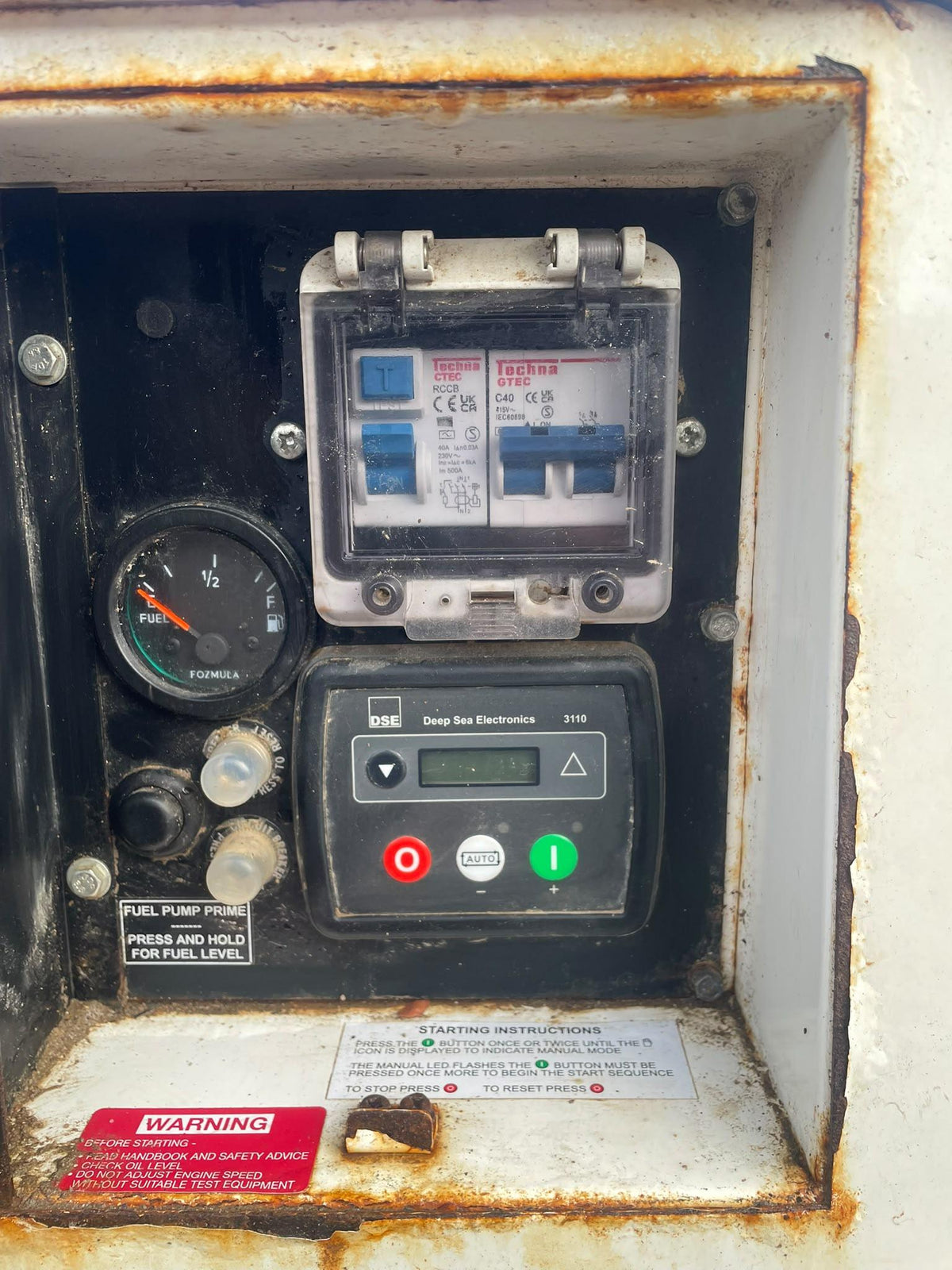 10kVA Stephill Generators SSD10000S Kubota D722 Canopied Used Generator