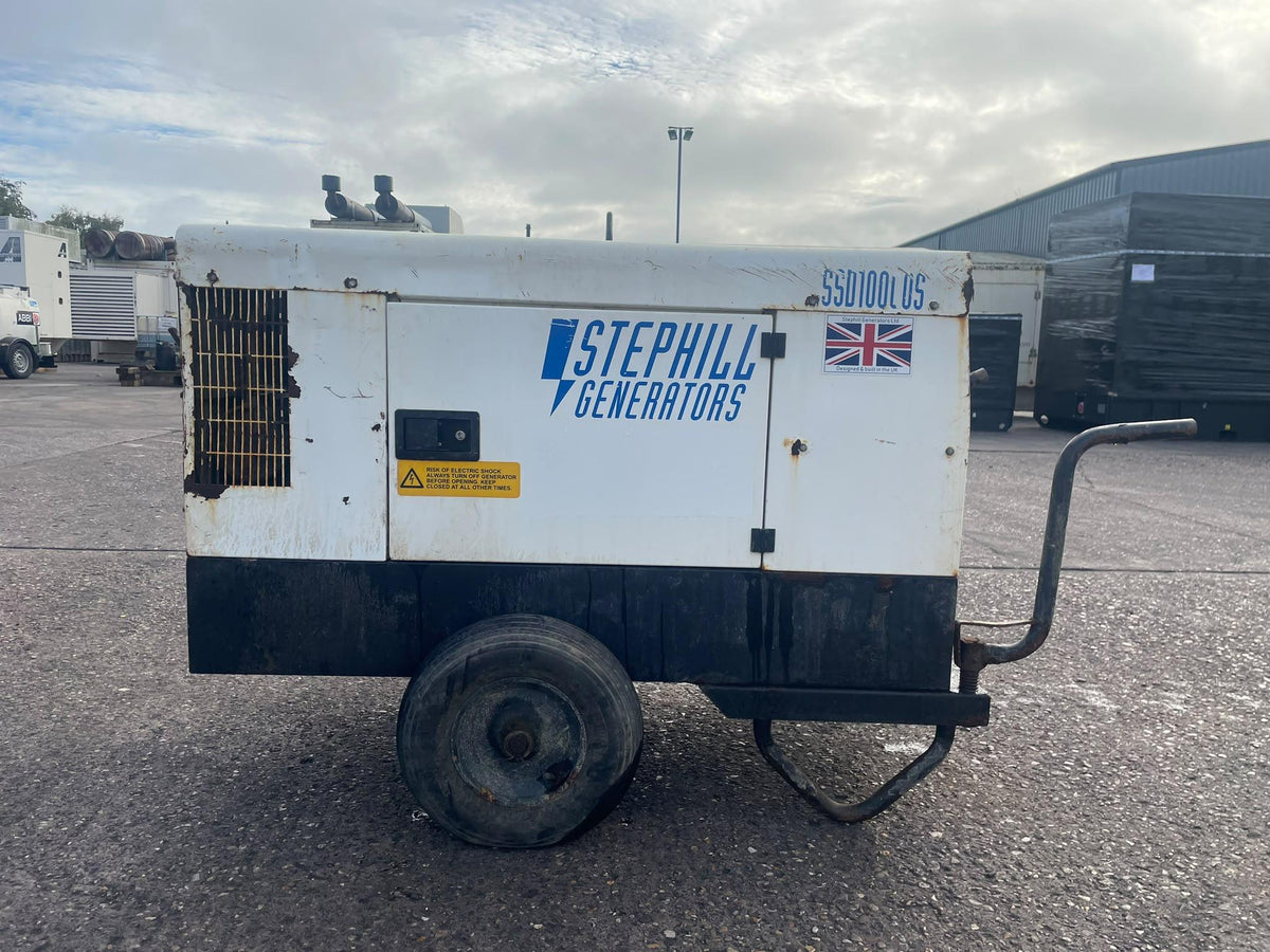 10kVA Stephill Generators SSD10000S Kubota D722 Canopied Used Generator