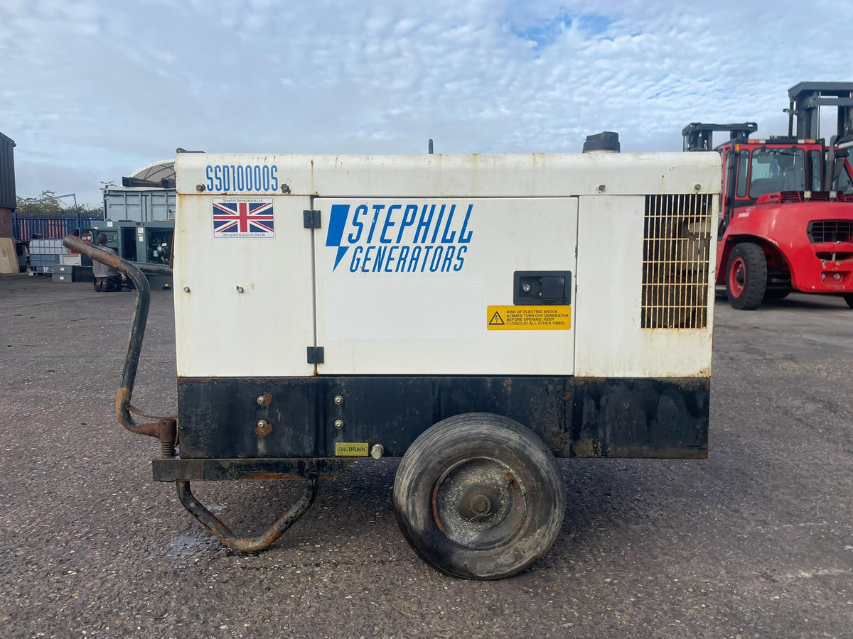10kVA Stephill Generators SSD10000S Kubota D722 Canopied Used Generator