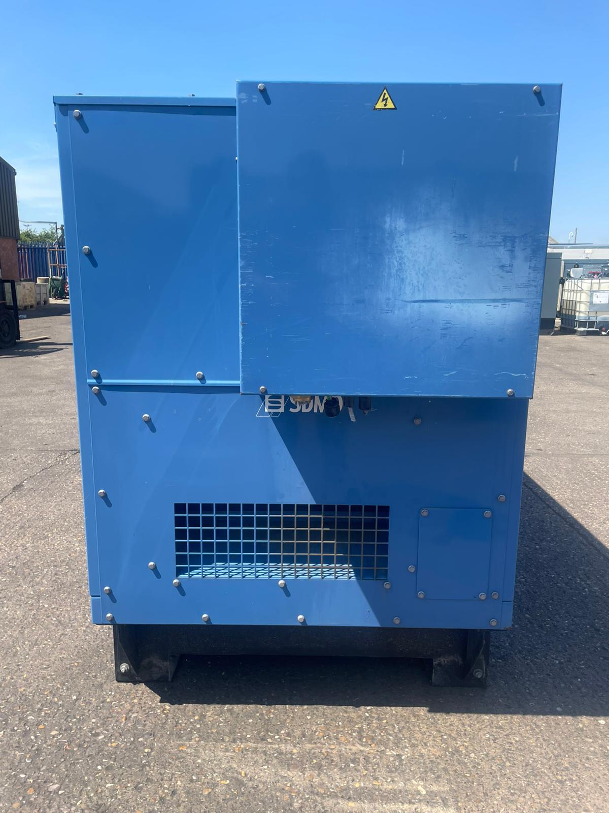 110kVA SDMO J110K John Deere 4045HF120 Canopied Used Generator