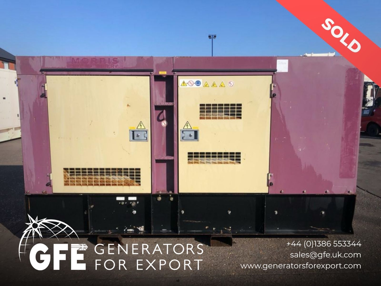 110kVA Denyo Isuzu used generator