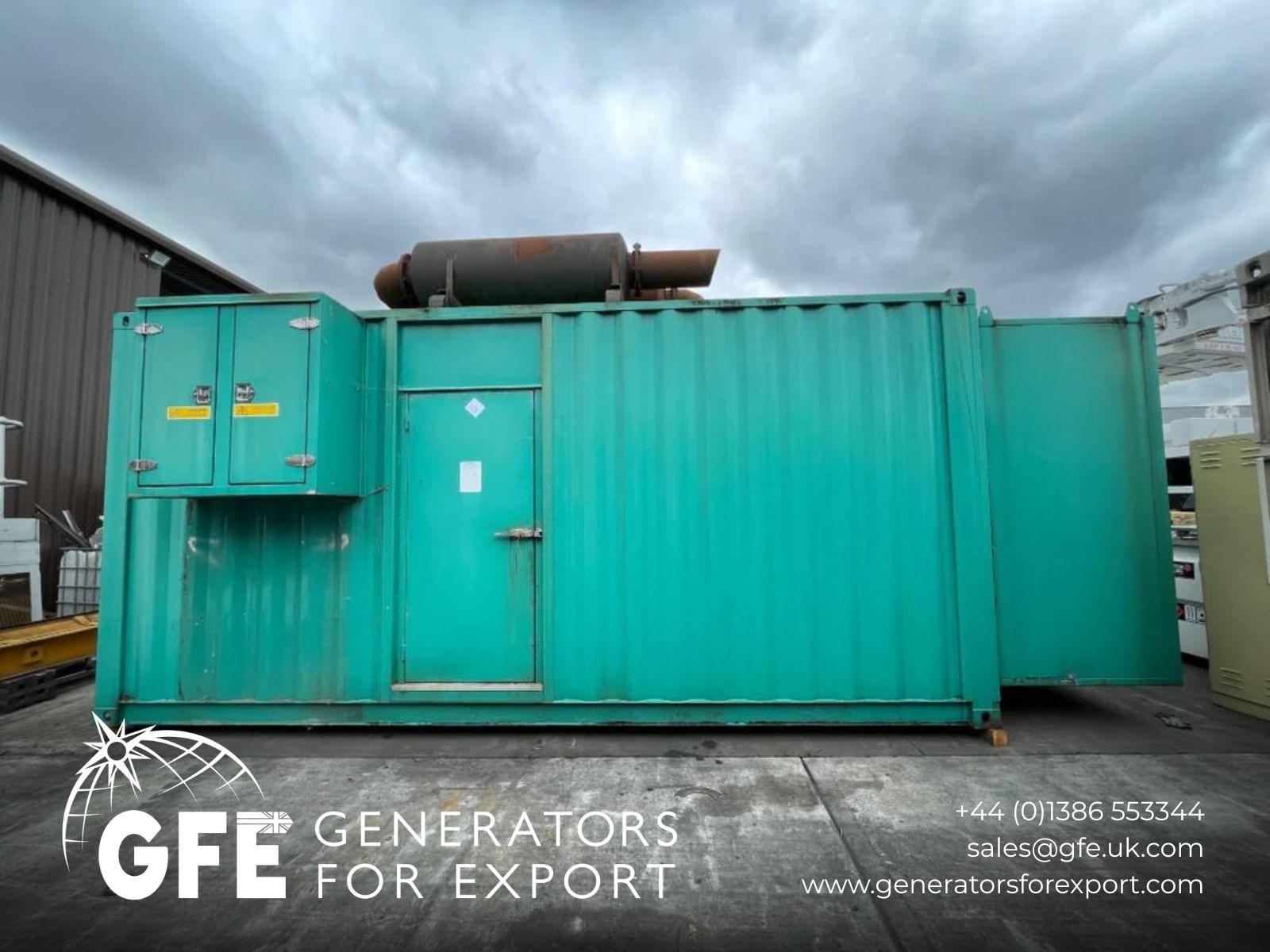 1130kVA CPG Cummins KTA38-G5 Containerised used generator