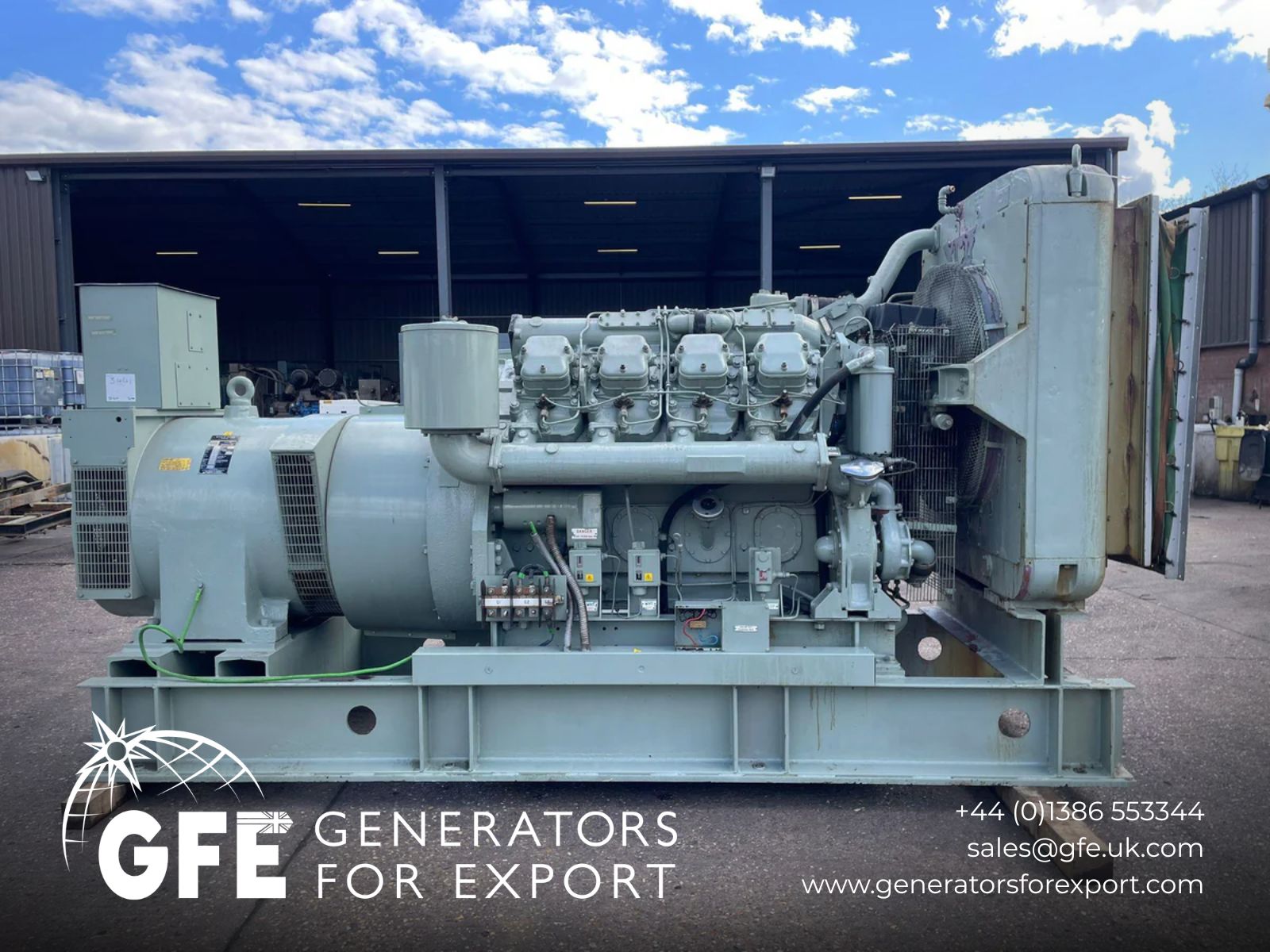 150kVA Dorman 8QA Open Used Generator