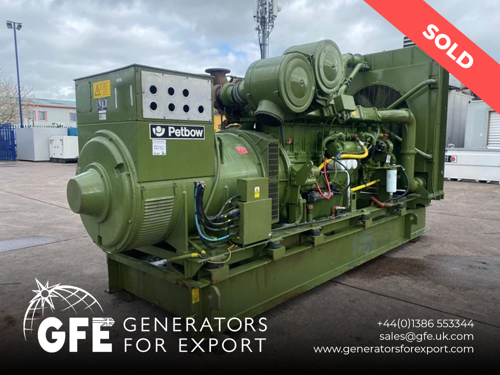 940KVA Petbow Dorman used generator