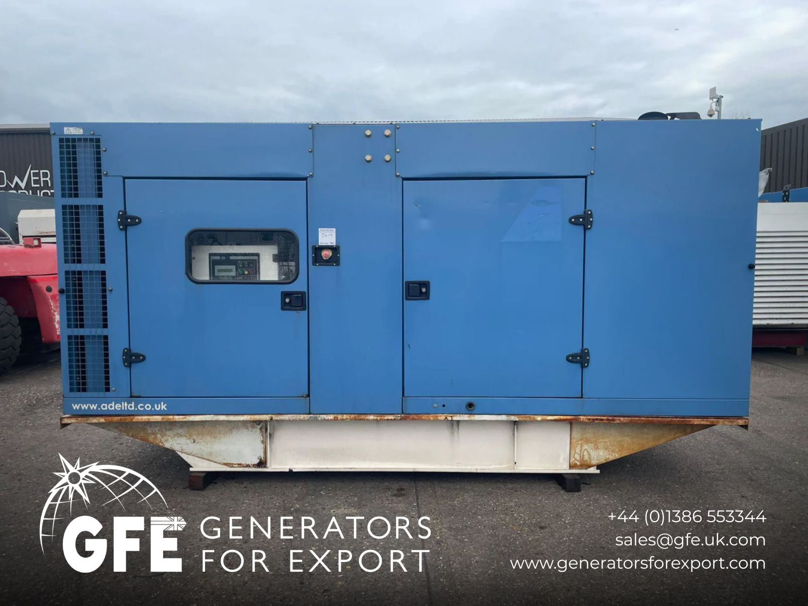 220kVA FG Wilson Perkins DTA530L Canopied Used Generator