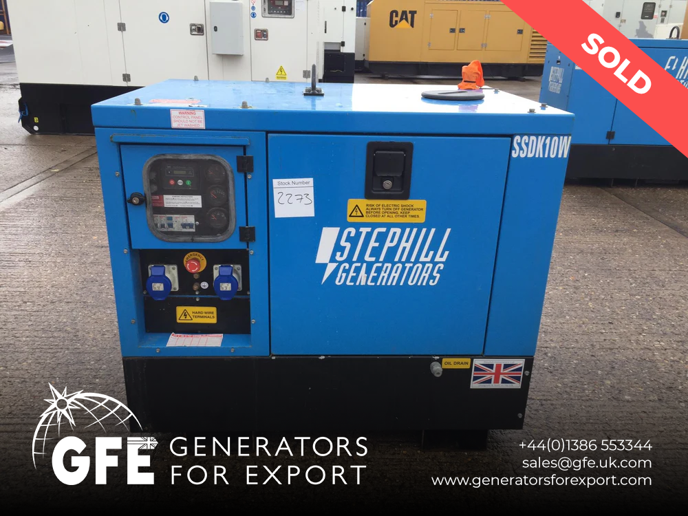 10KVA Stephill Kubota used generator