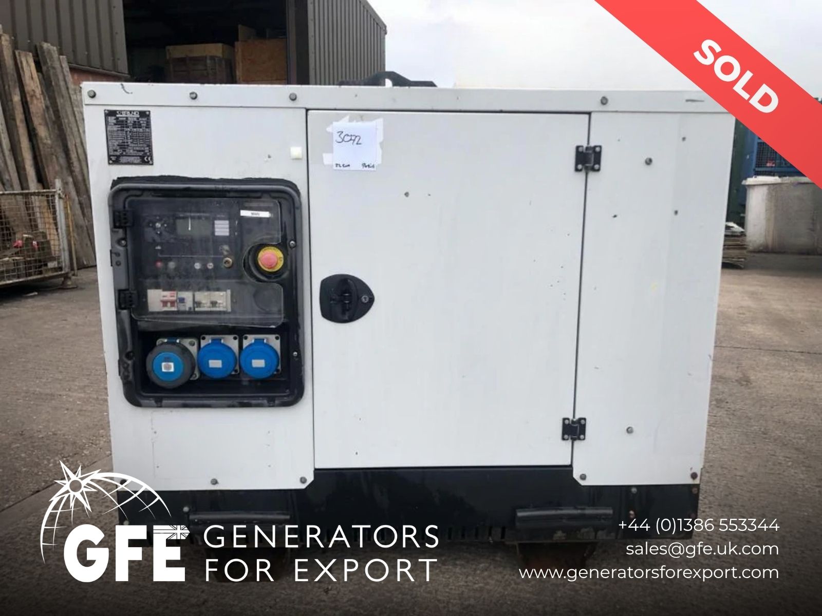 22kVA Bruno Perkins used generator