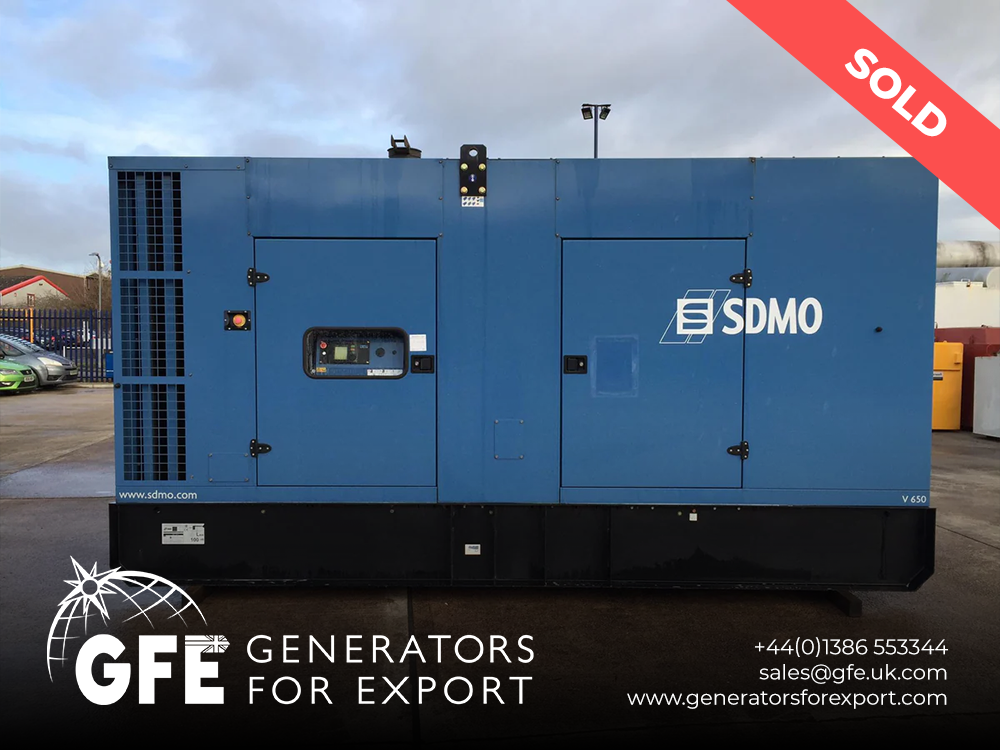 650KVA SDMO Volvo used generator