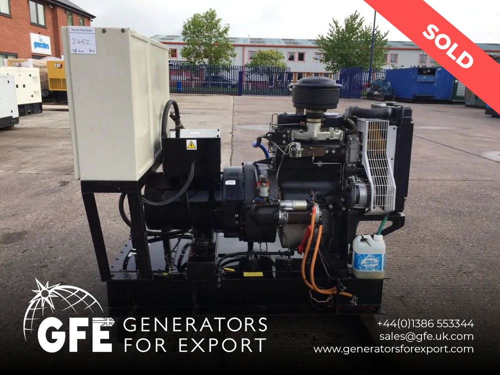 20KVA Tisley & Lovatt  Perkins used generator