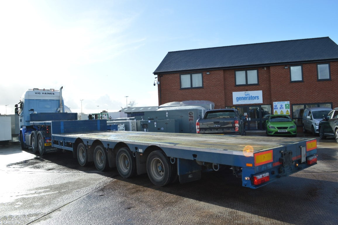 Low Loader Semi-Trailer Stokota 4-Axle Rear Steer Trailer