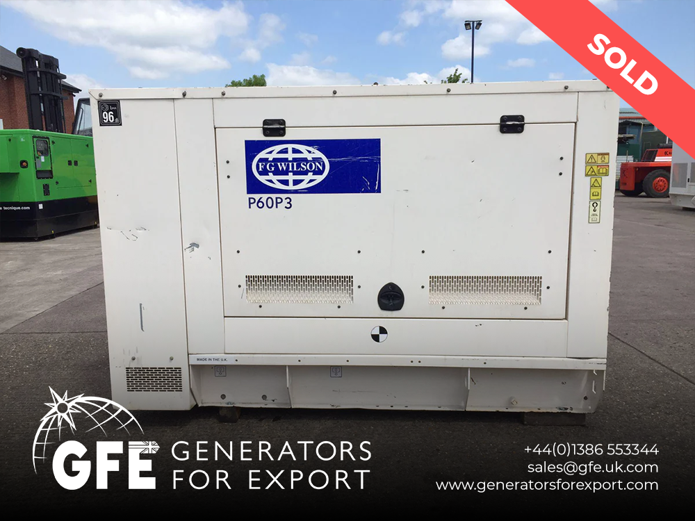 60KVA FG Wilson Perkins used generator