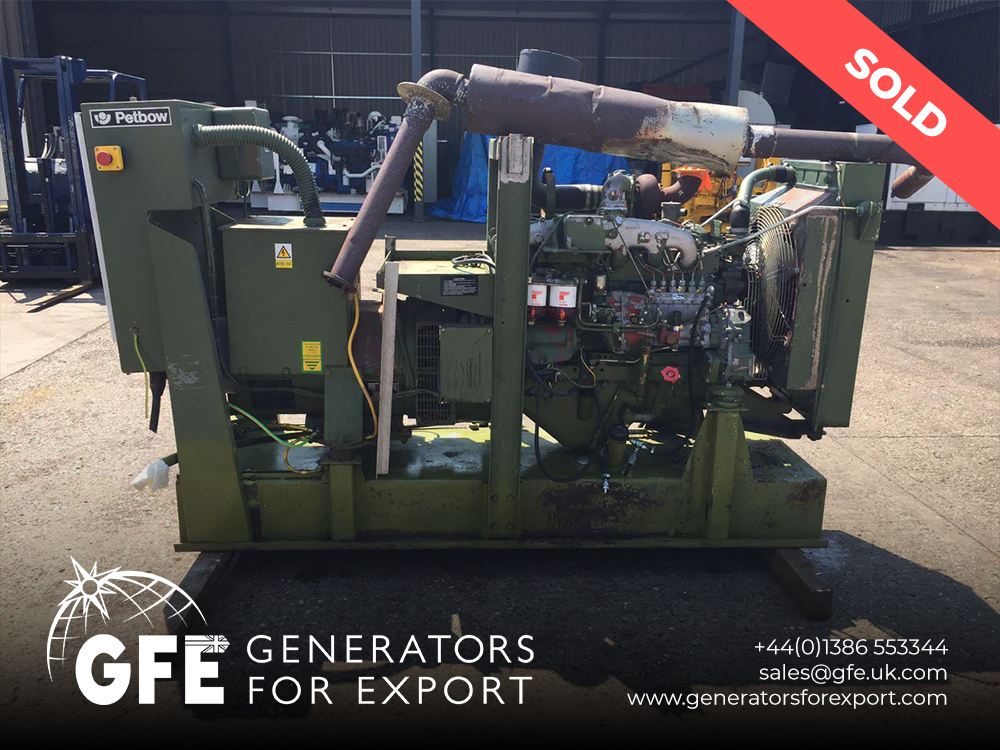 80KVA Petbow Iveco used generator