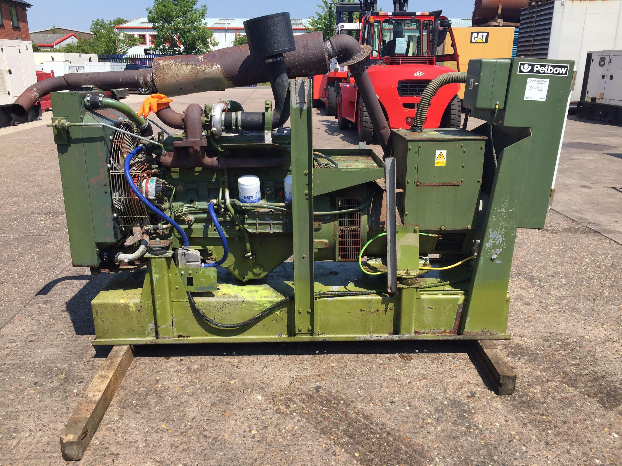 80KVA Petbow Iveco used generator