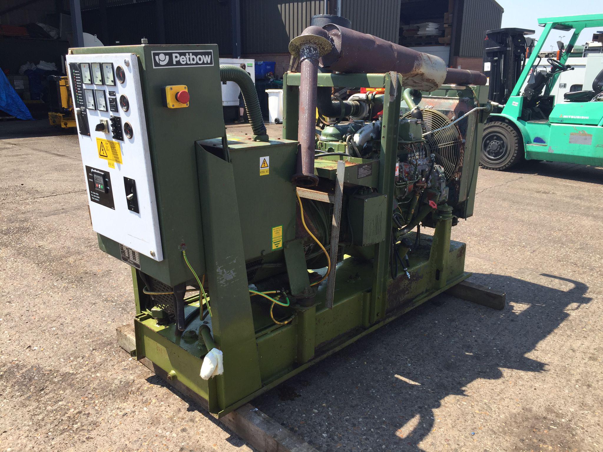 80KVA Petbow Iveco used generator