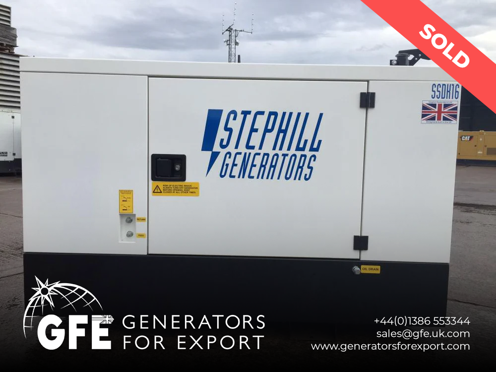 16KVA Stephill Generators  Kubota used generator