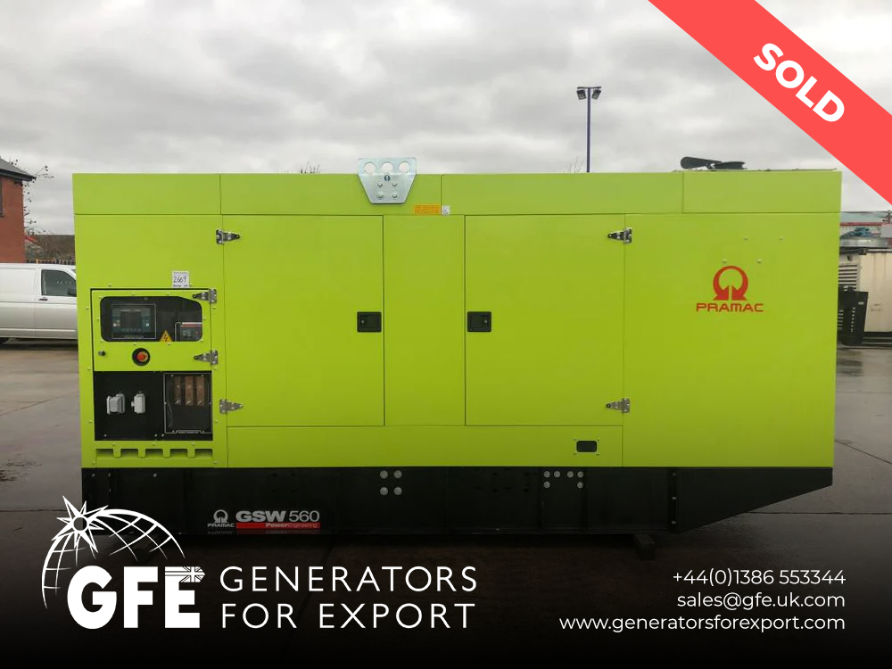 505KVA Pramac  Volvo  used generator