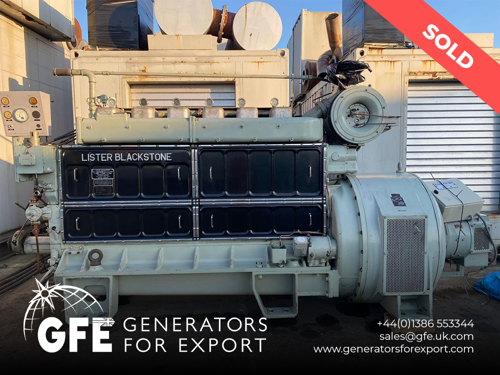 425KVA ECC Lister Blackstone used generator
