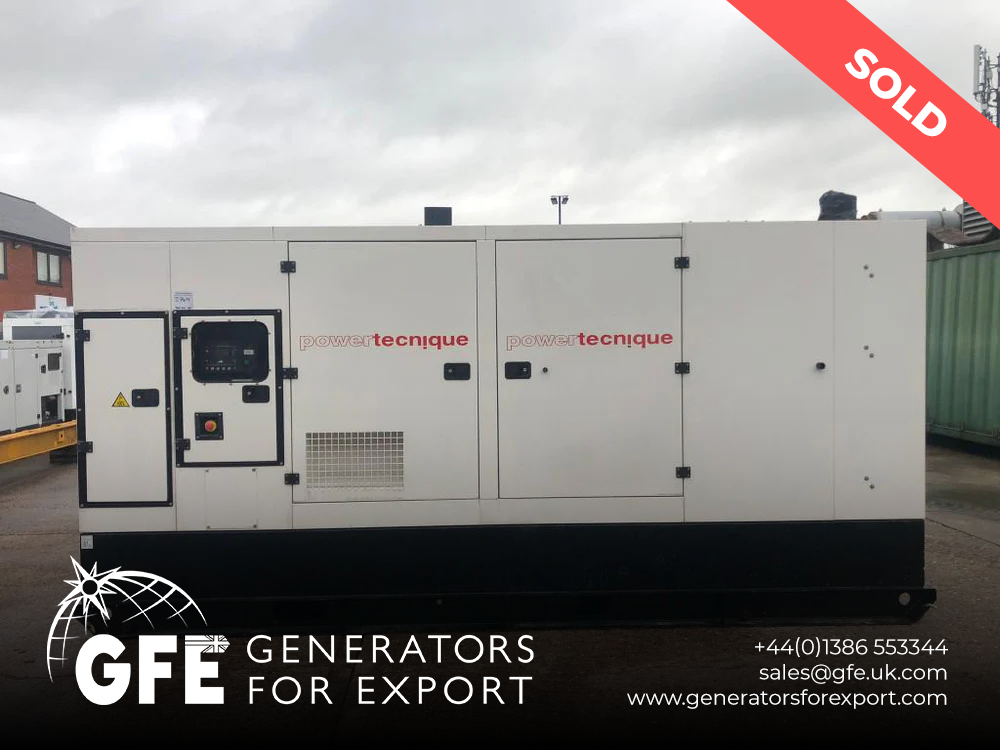 300KVA Powertechnique Volvo  used generator