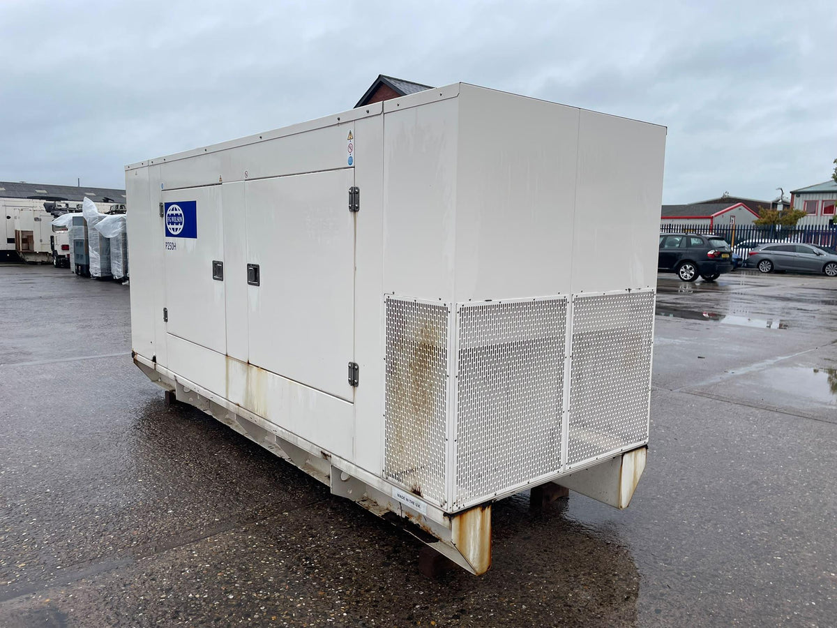 250kVA FG Wilson P250H Perkins 1300 SERIES GEB330 Canopied Used Generator