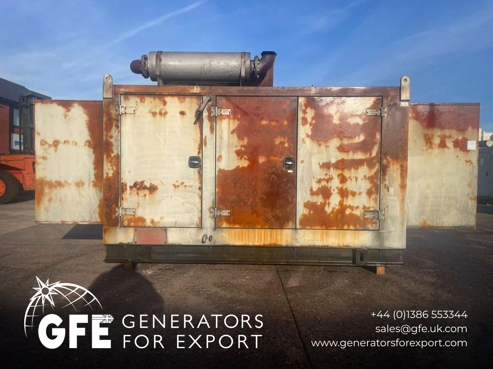 275kVA Musgraves V250 Volvo TD12106 868370 Canopied Used Generator