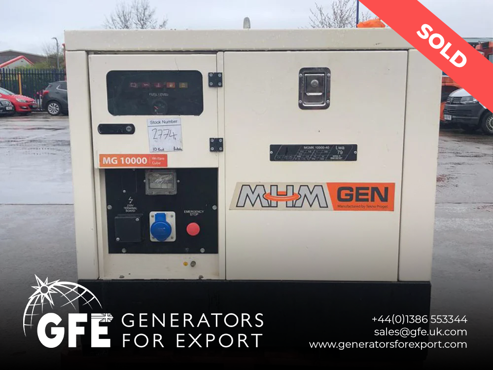 10KVA MGMK Kubota used generator