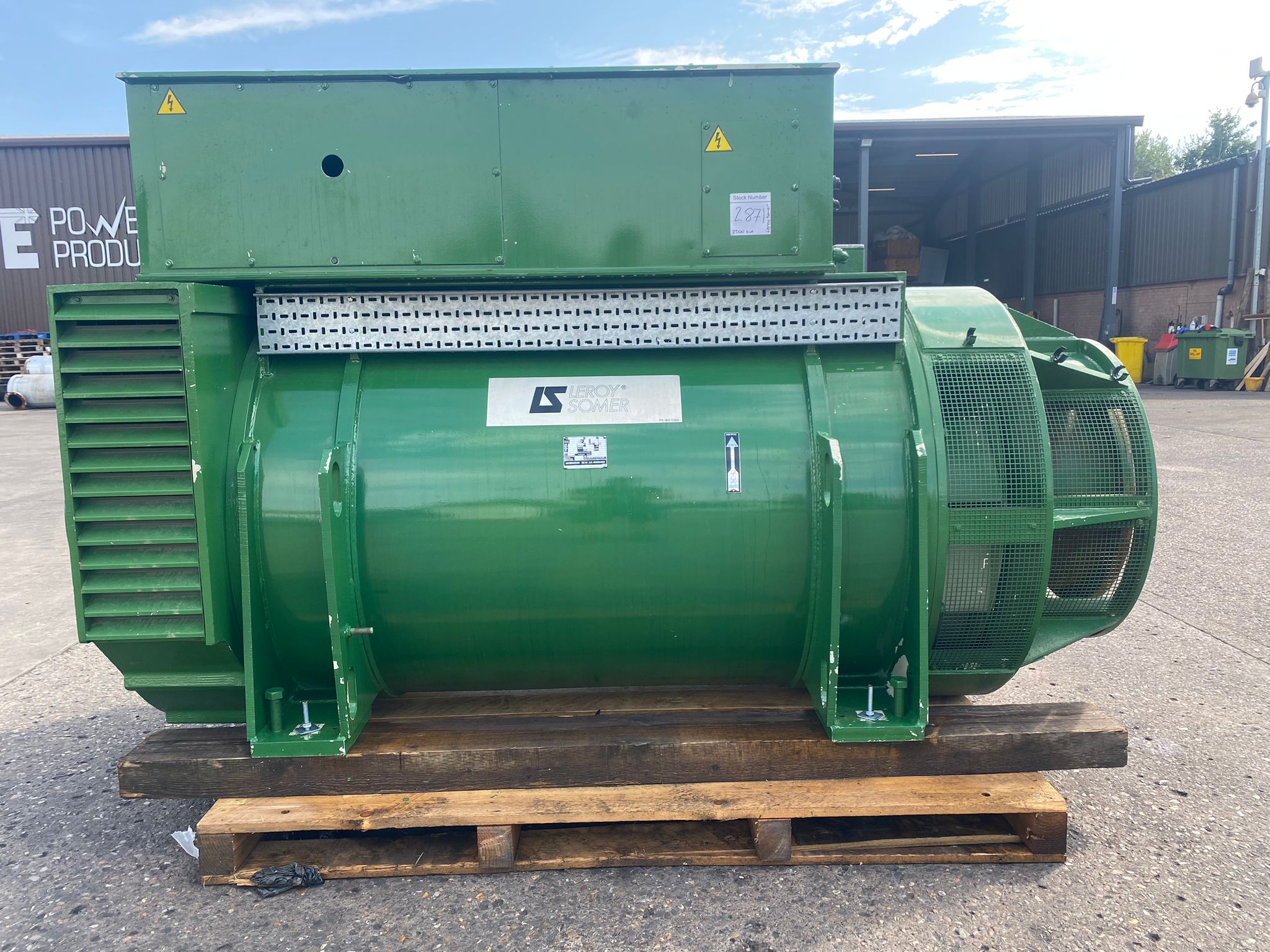 2500kVA Leroy Somer Alternator LSA54 L7-4P