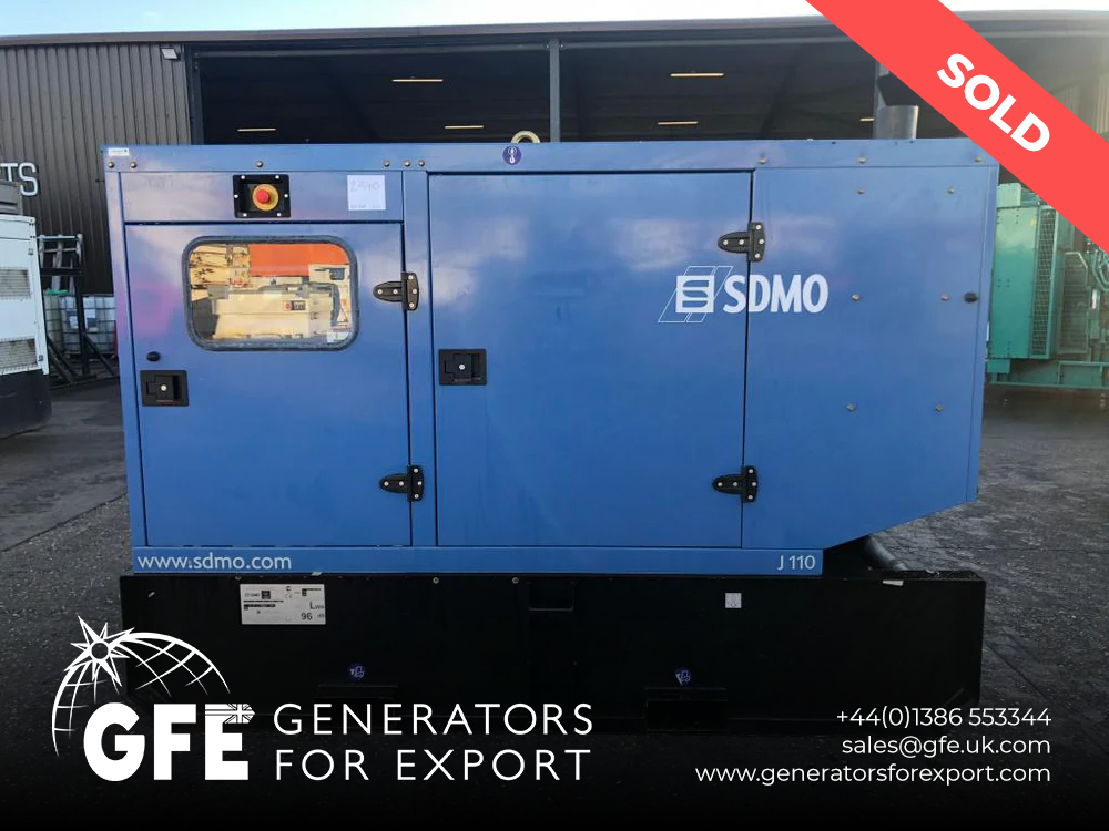 110kVA SDMO John Deere  used generator