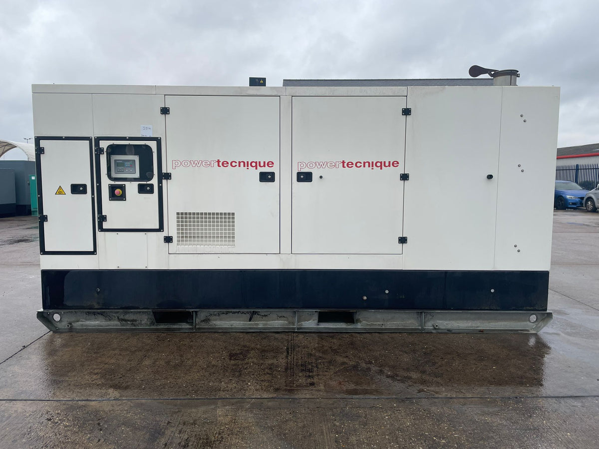 300kVA PowerTecnique Volvo TAD 941 GE Canopied Used Generator
