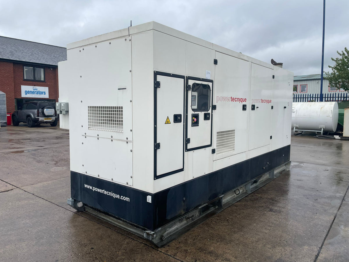 300kVA PowerTecnique Volvo TAD 941 GE Canopied Used Generator