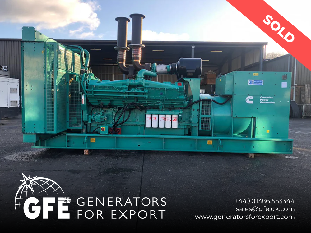 1375kVA Cummins Stamford used generator