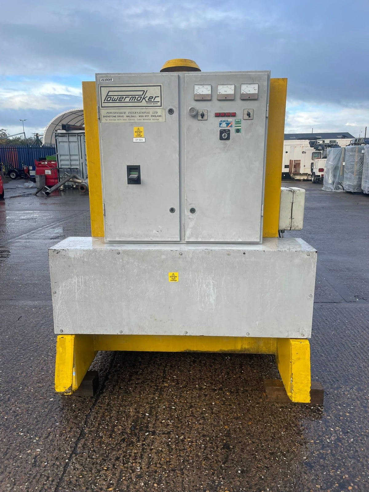 312kVA Powermaker RV312 Rolls Royce/Perkins C8TCA Open Used Generator