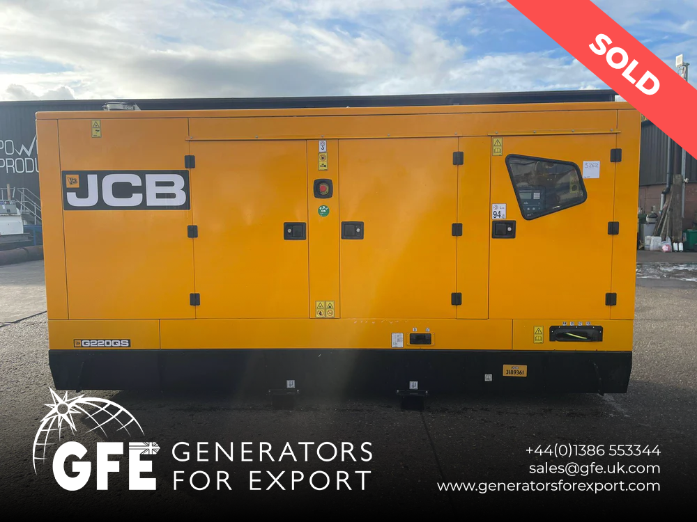 220kVA JCB used generator
