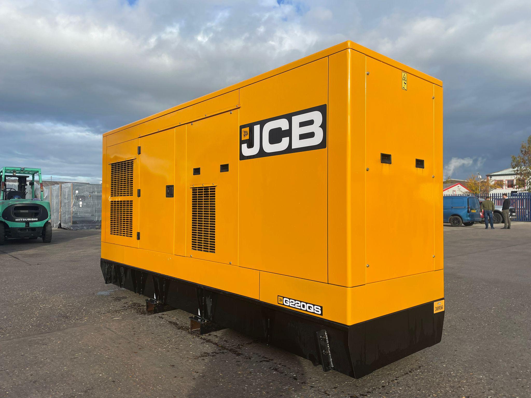 220kVA JCB used generator