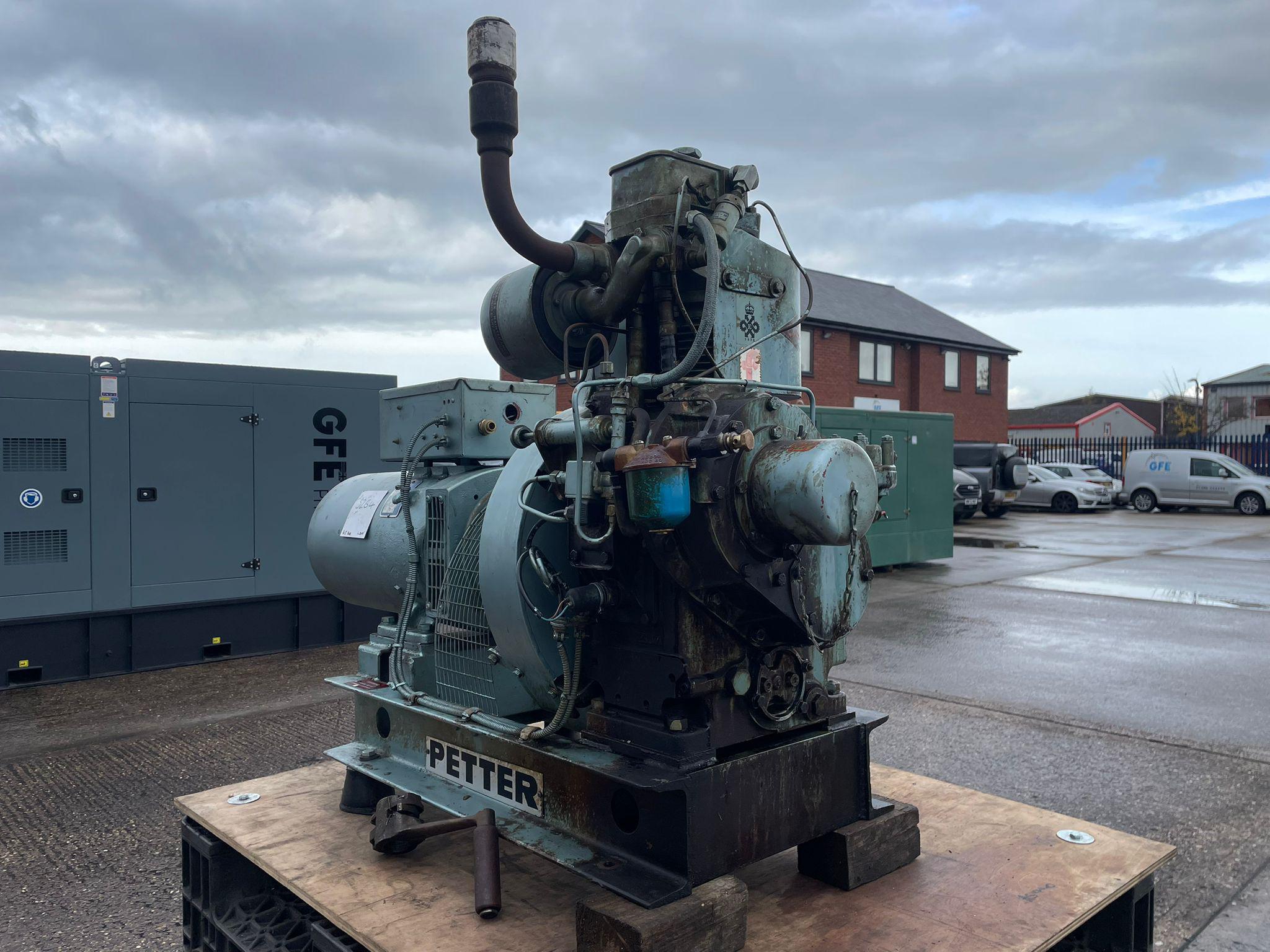 5kVA Lister Petters Petter used generator