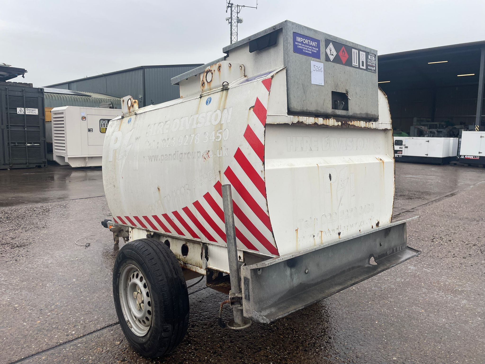 1000L P&I Fuel Bowser